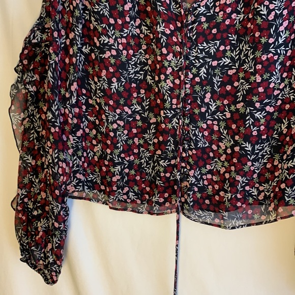 Nicholas floral sheer blouse - Picture 8 of 9